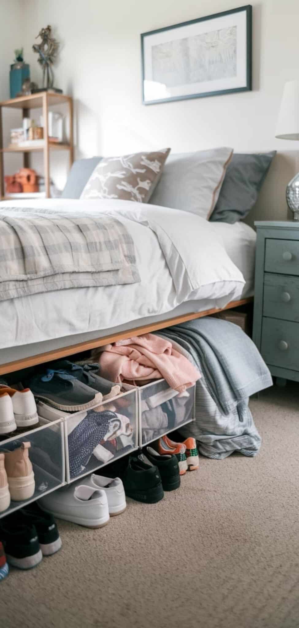 30 Brilliant Organization Ideas For Bedrooms - The Mega Mom