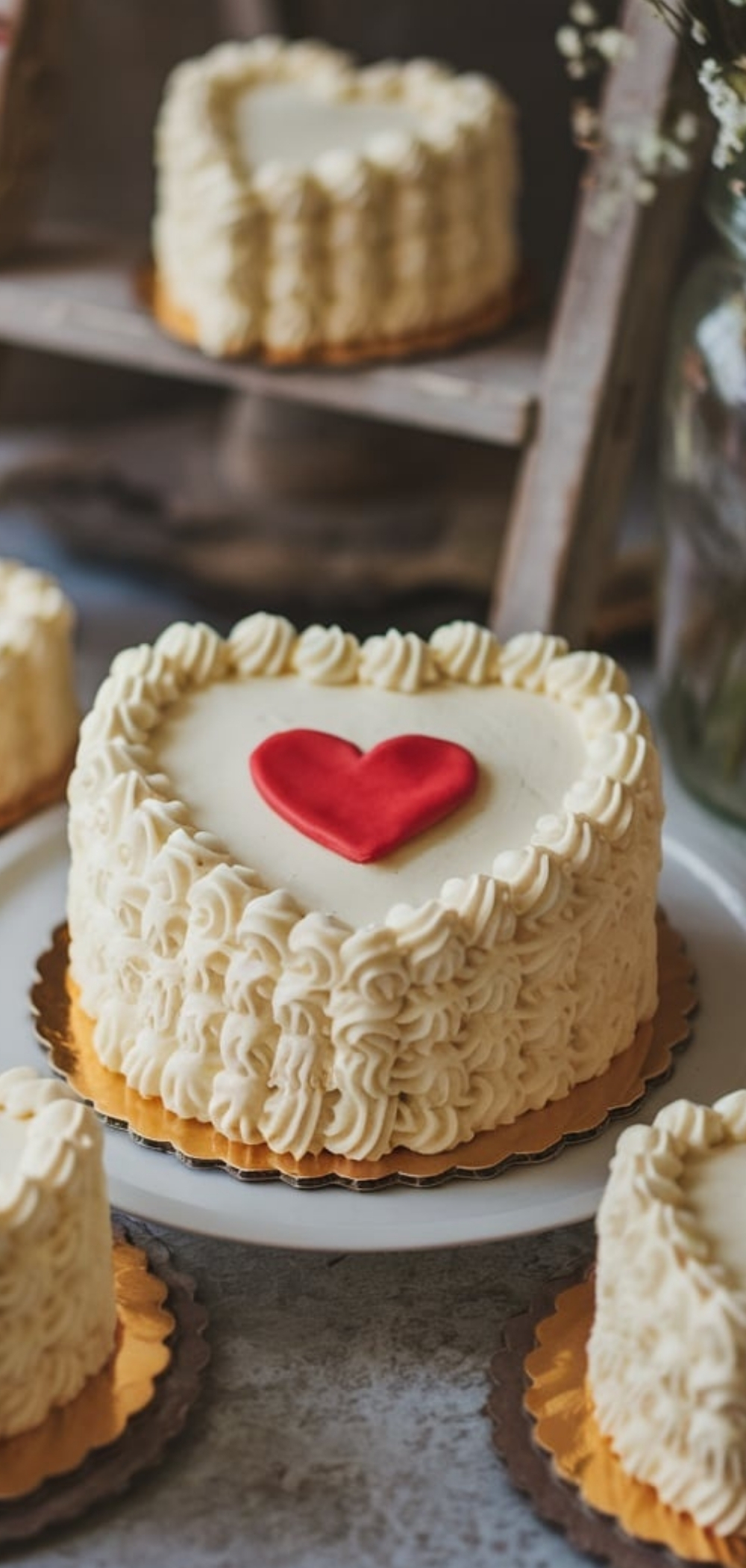 Mini Heart Cake