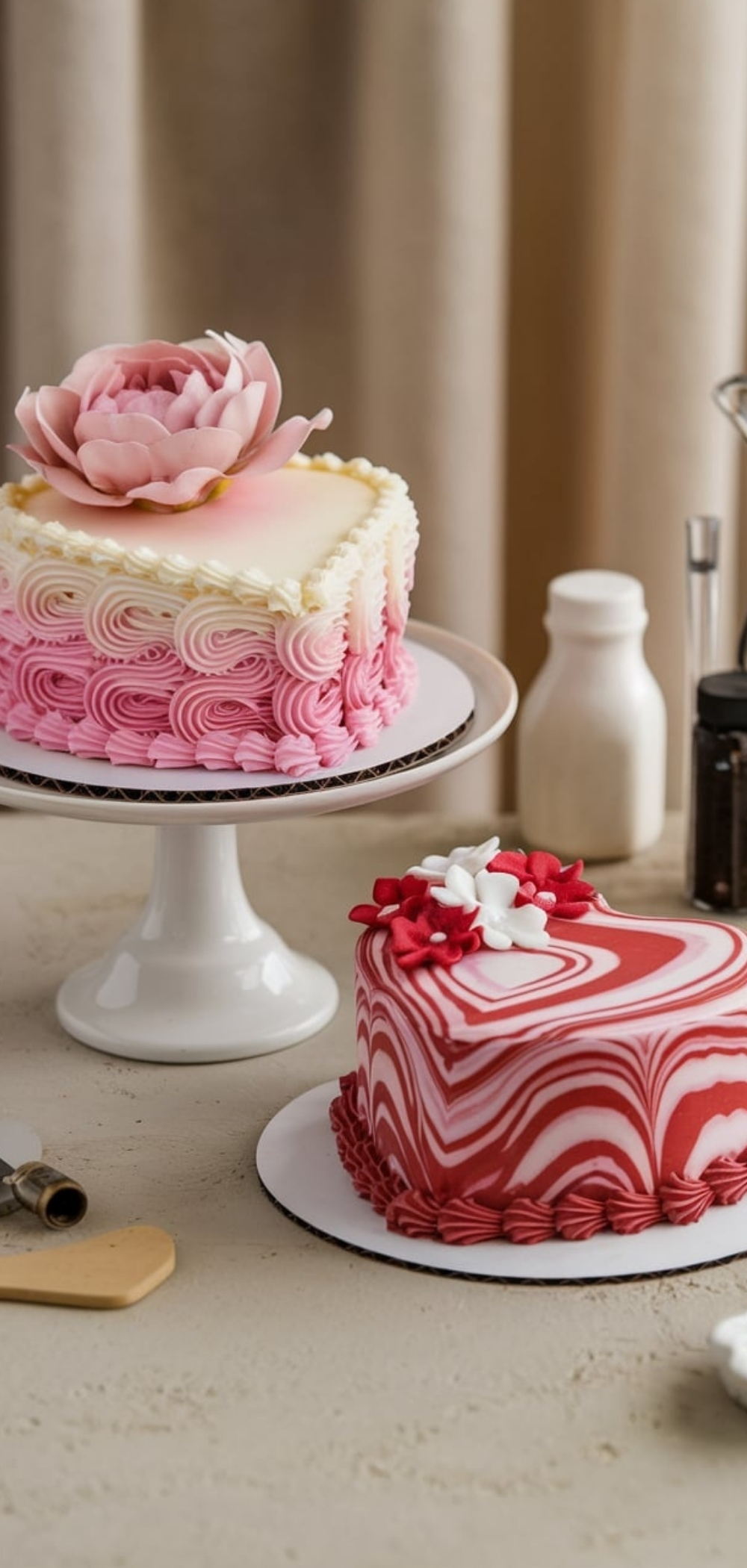 Mini Heart Cake