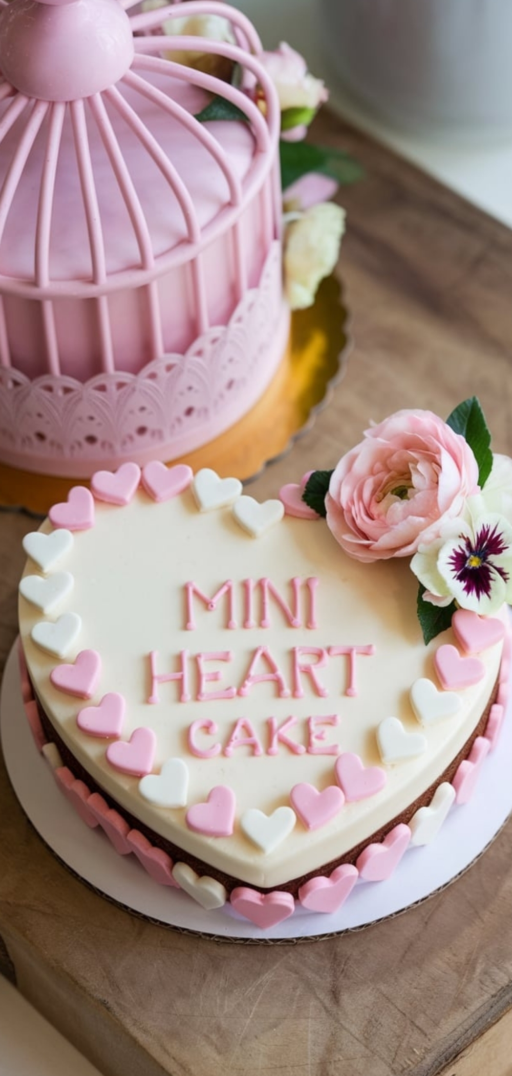 Mini Heart Cake