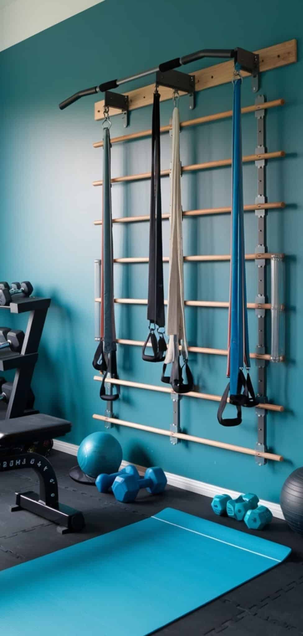 Curated visual reference: Visual Reference: 20 Best DIY Home Gym Organization