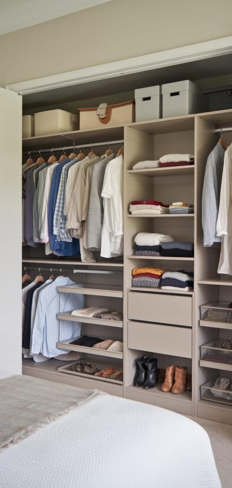 30 Brilliant Organization Ideas For Bedrooms - The Mega Mom