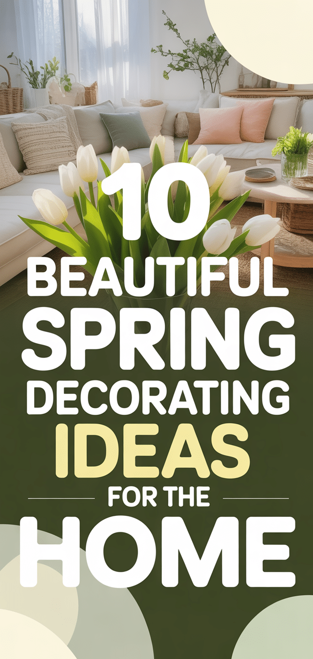 10 Beautiful Spring Decorating Ideas For The Home