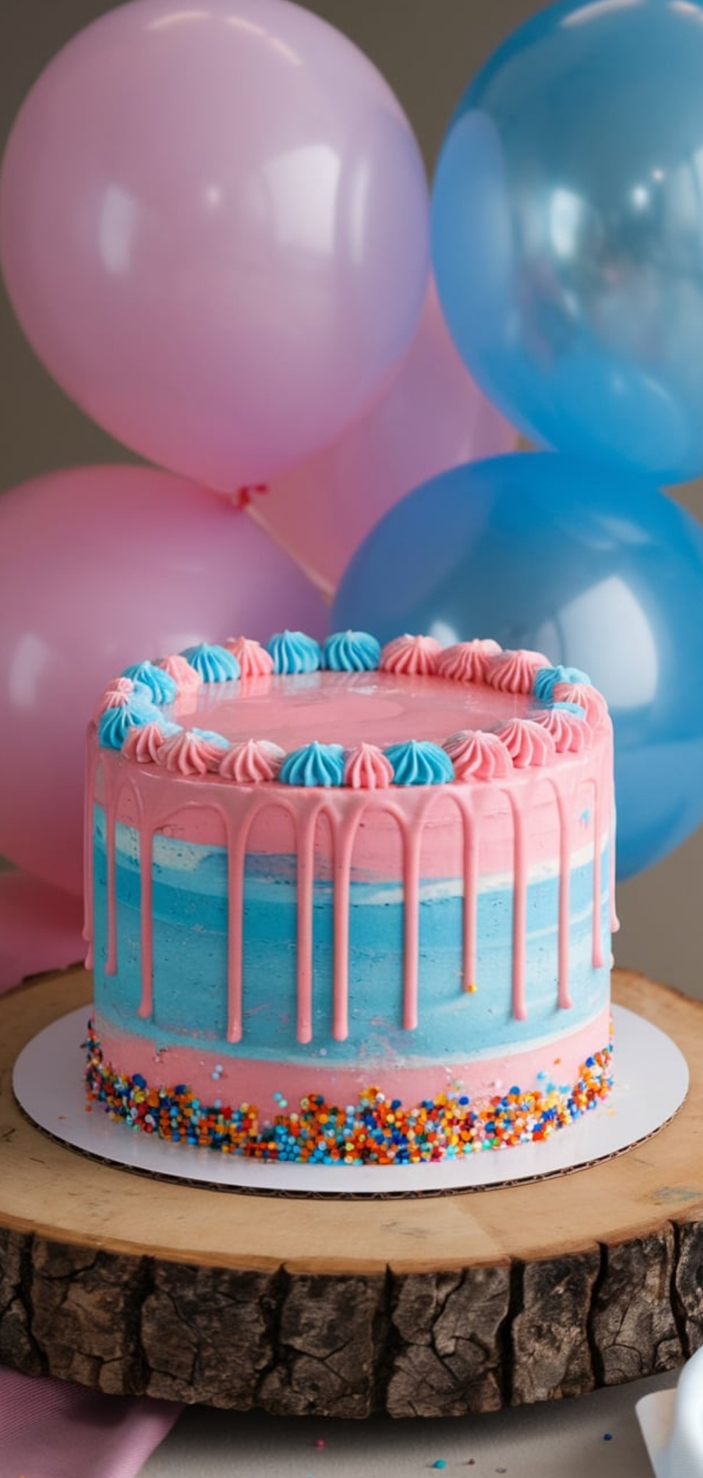 Gender Reveal Cake Ideas Simple