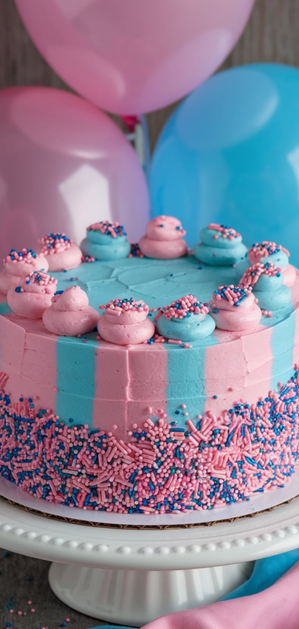 Gender Reveal Cake Ideas Simple