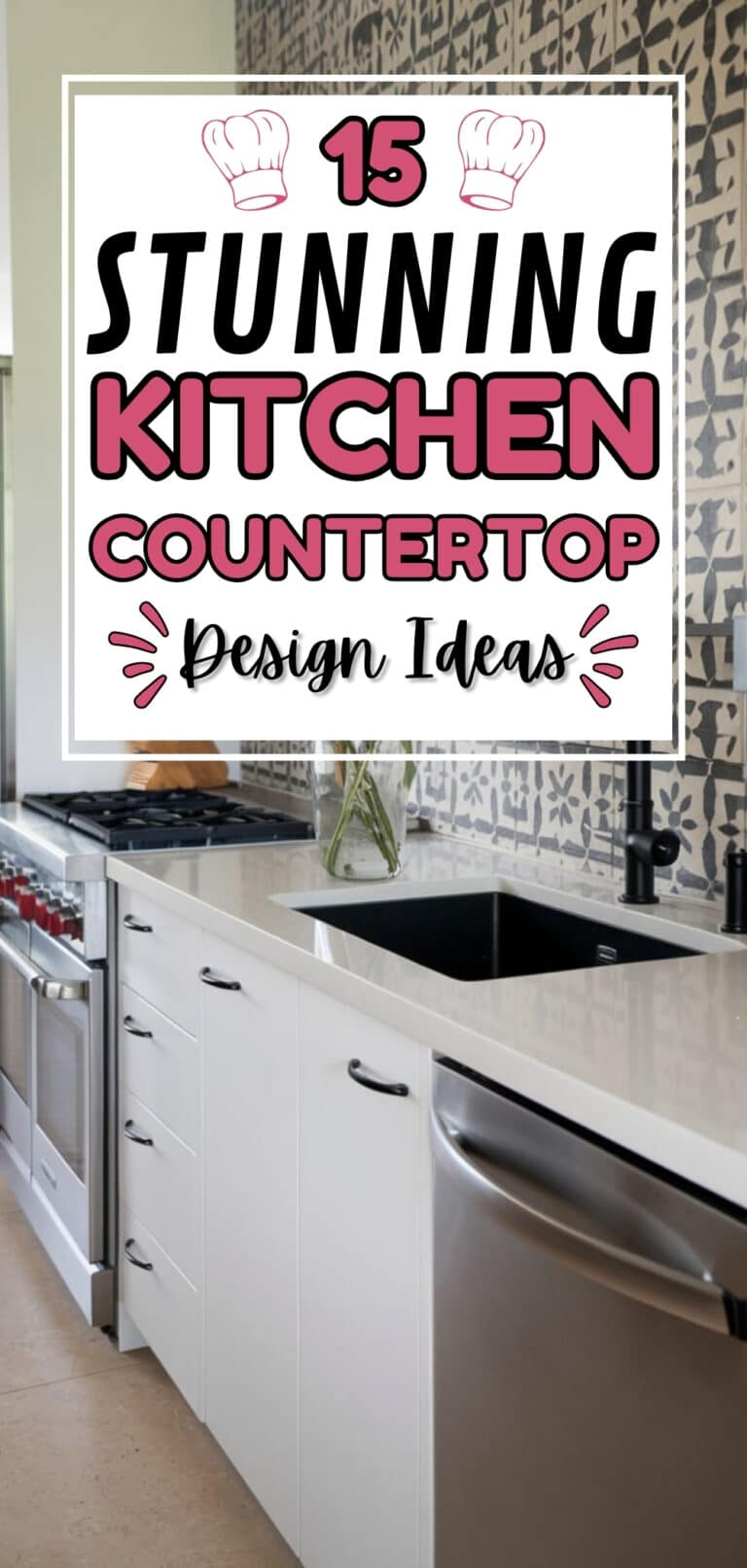 12+ Stunning Kitchen Countertop Design Ideas - The Mega Mom