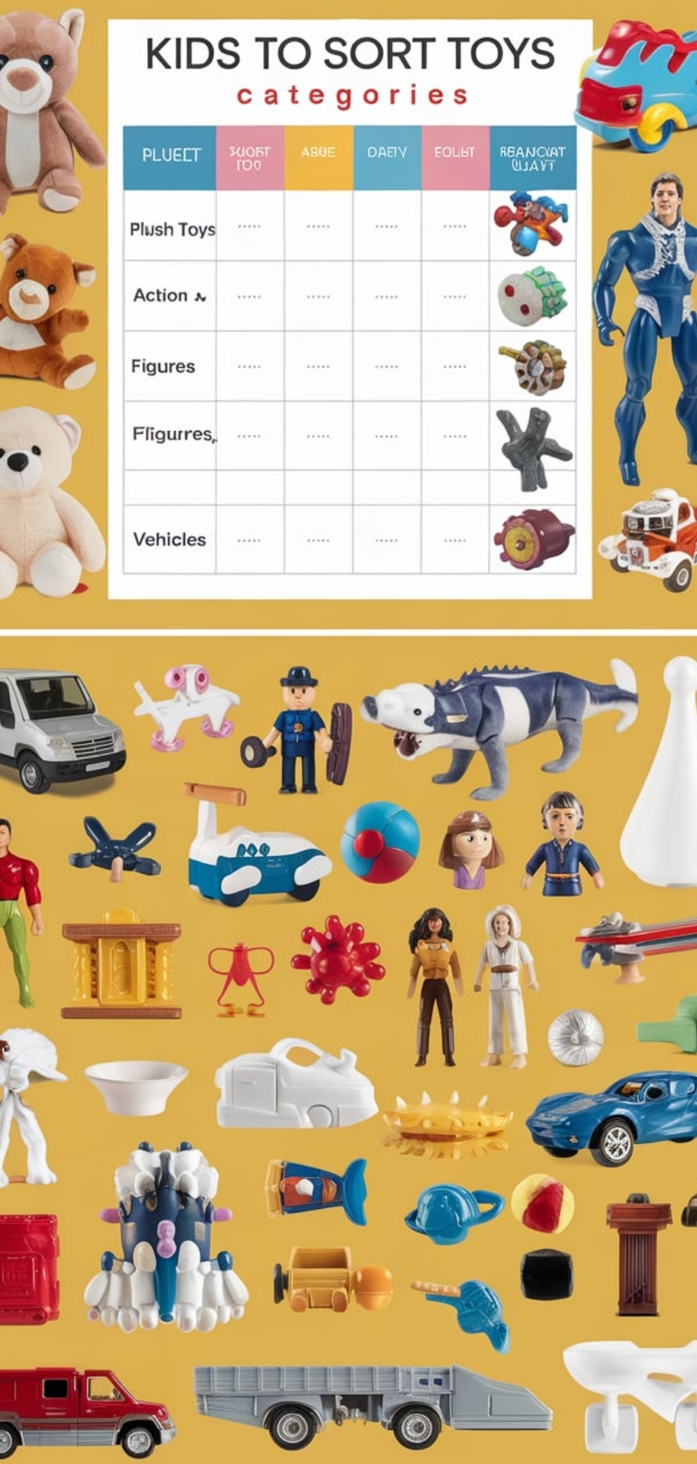 Toys Worksheets For Kids