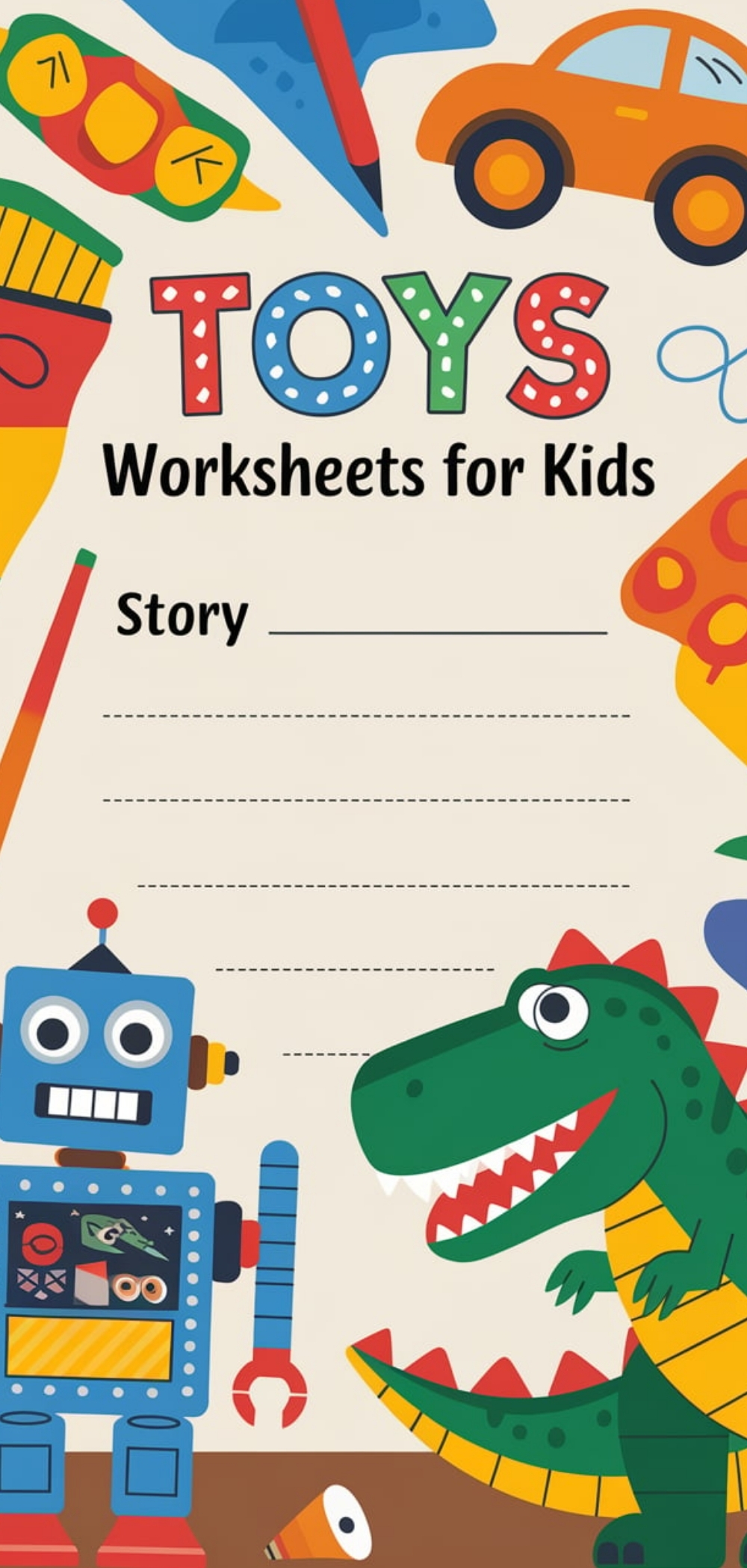 Toys Worksheets For Kids