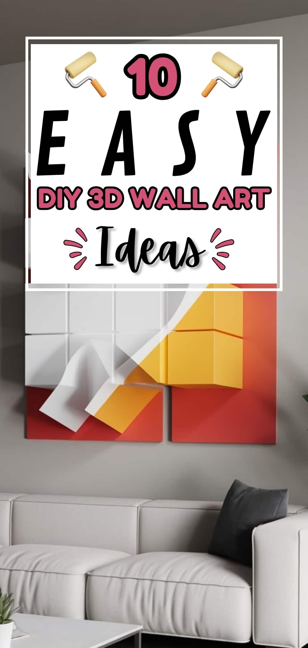 DIY 3D Wall Art