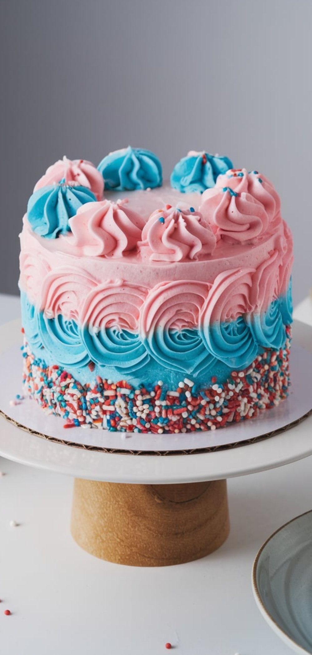 Gender Reveal Cake Ideas Simple