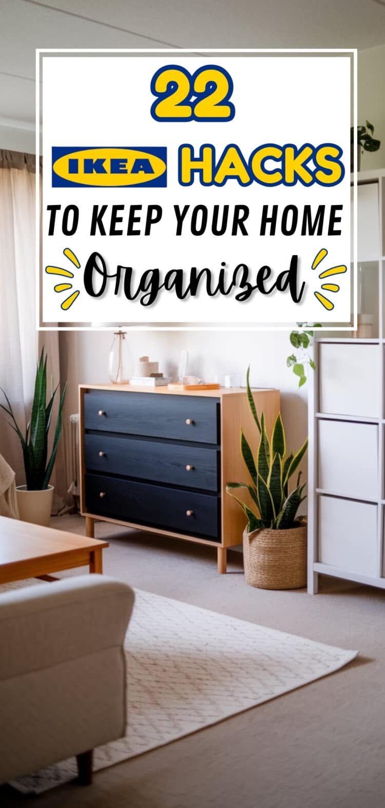 22 Useful IKEA Hacks to Keep Your Home Organized - The Mega Mom