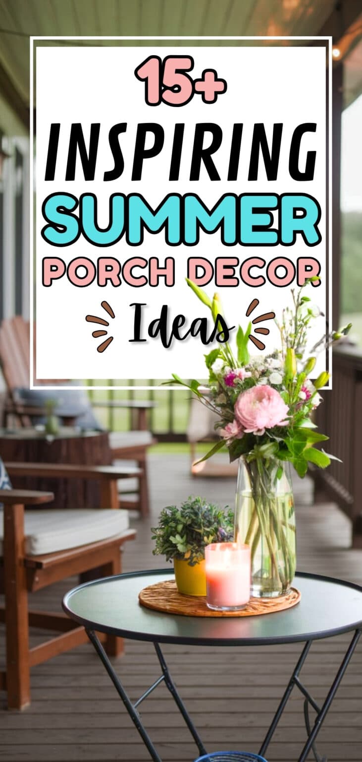15+ Inspiring Summer Porch Decor Ideas - The Mega Mom