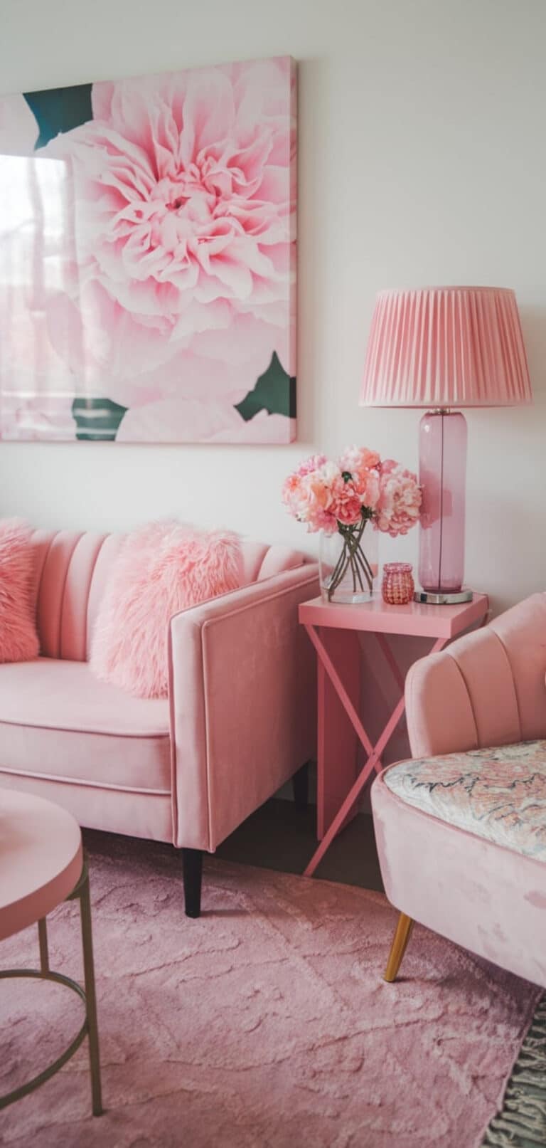 17 Stunning Pink Girly Apartment Decor Ideas - The Mega Mom