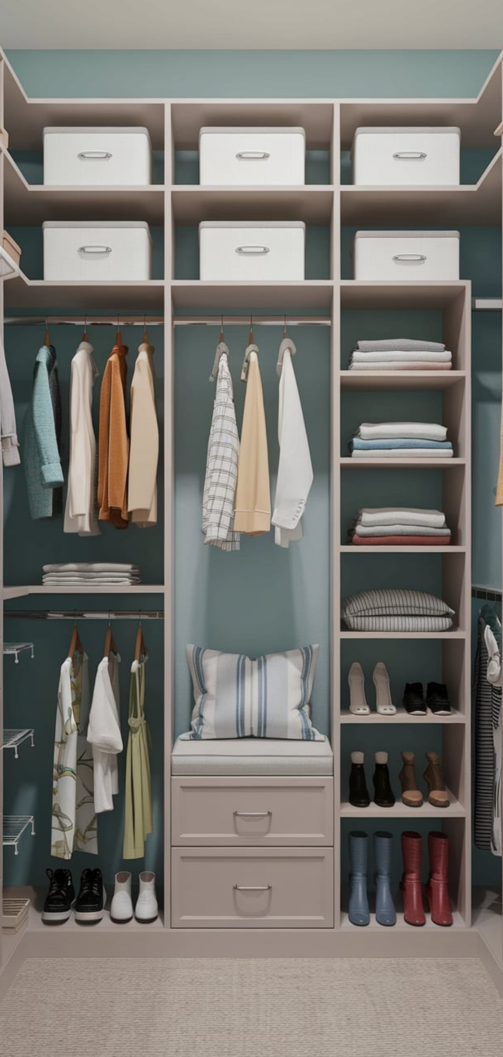 Master Closet Design Layout