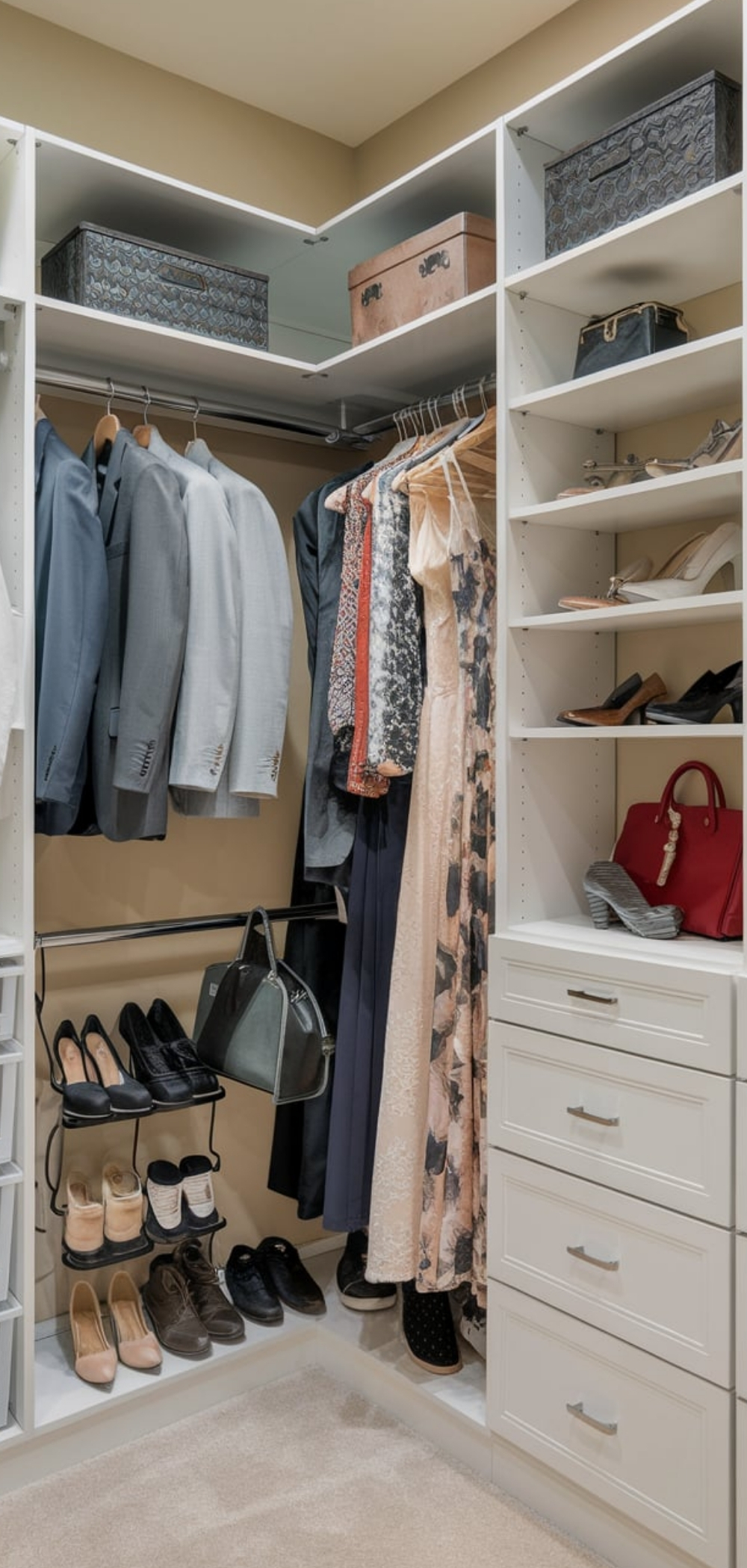 Master Closet Design Layout