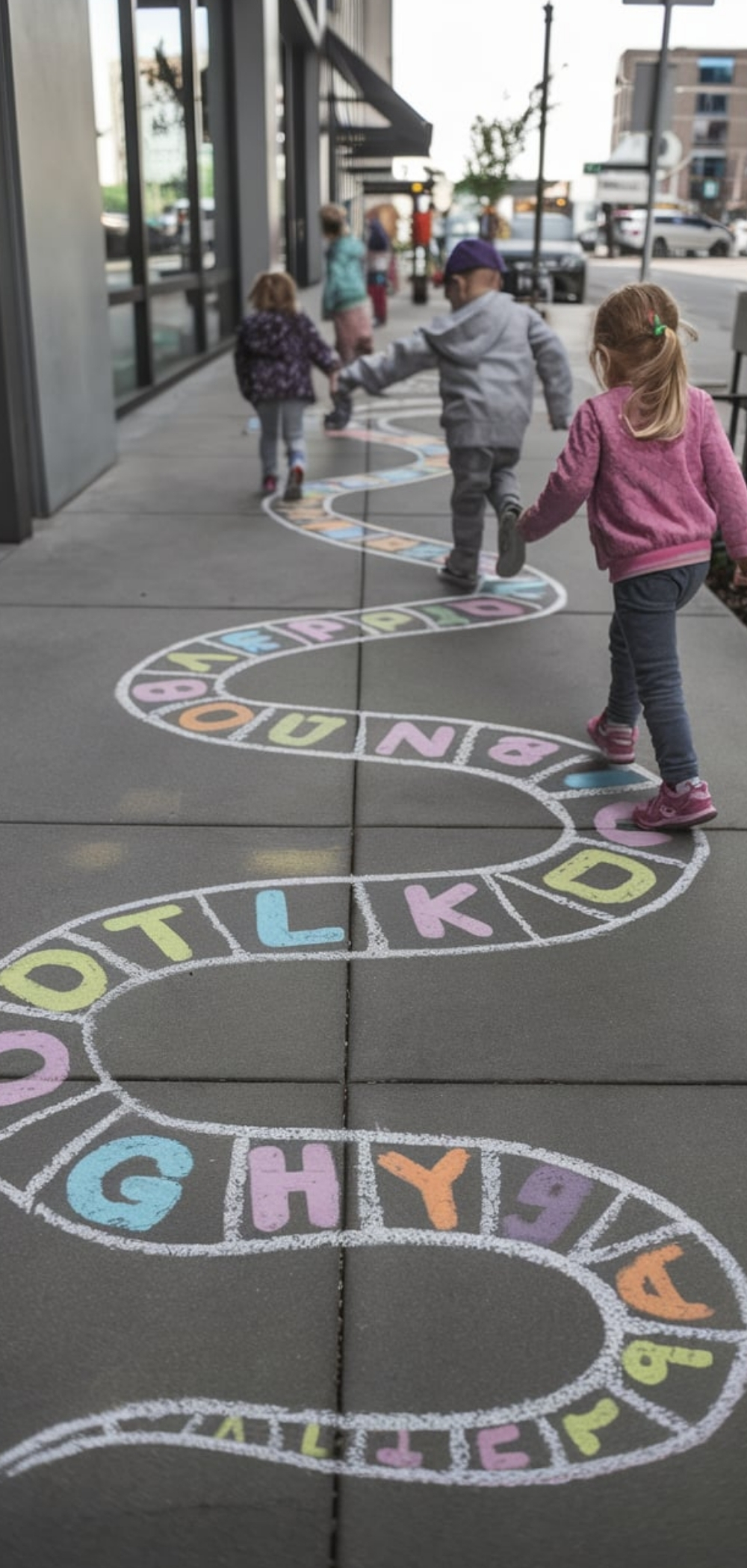 Chalk Obstacle Course