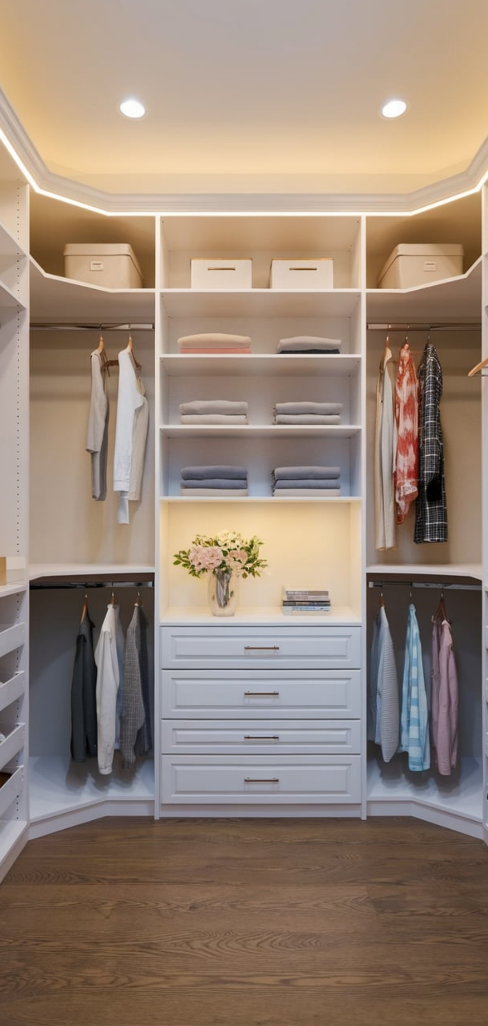 Master Closet Design Layout