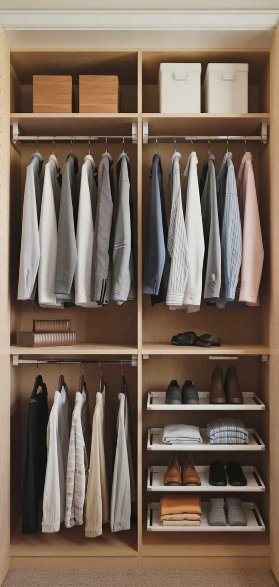 Walking Closet Organization Ideas photo