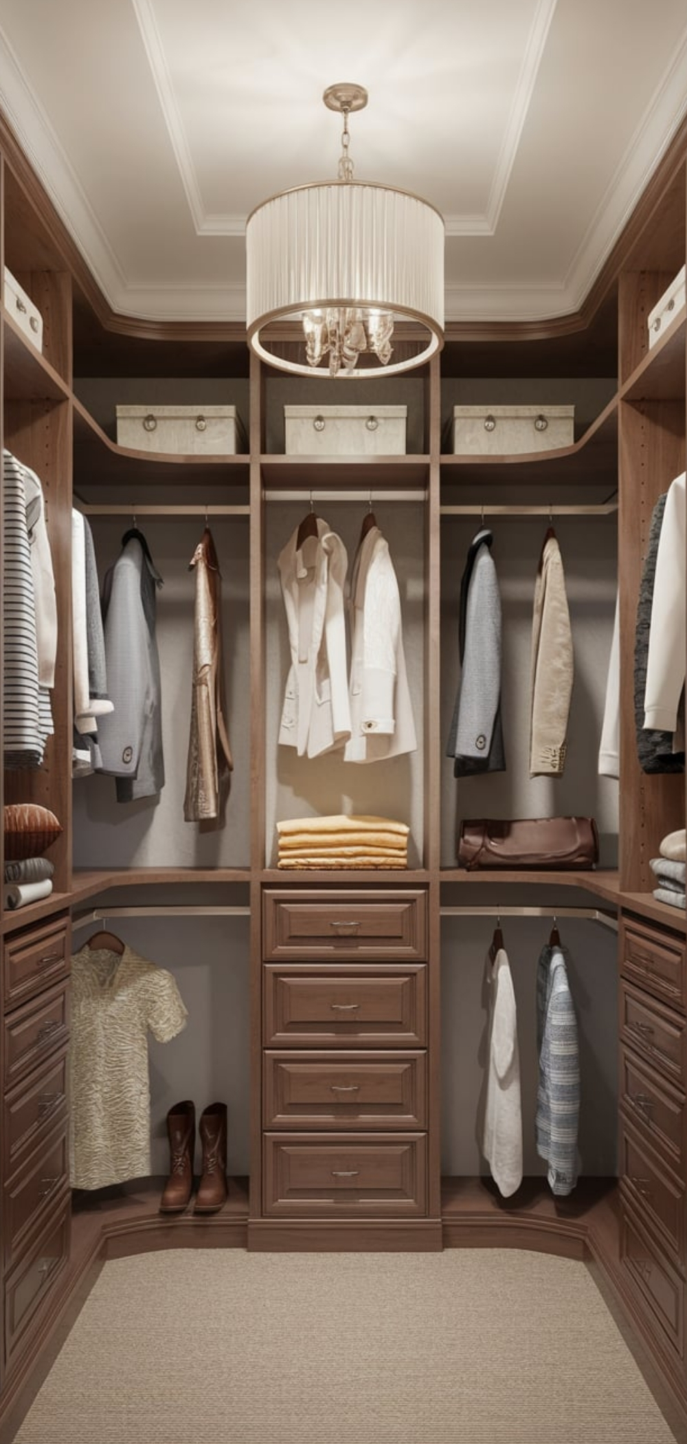 Master Closet Design Layout