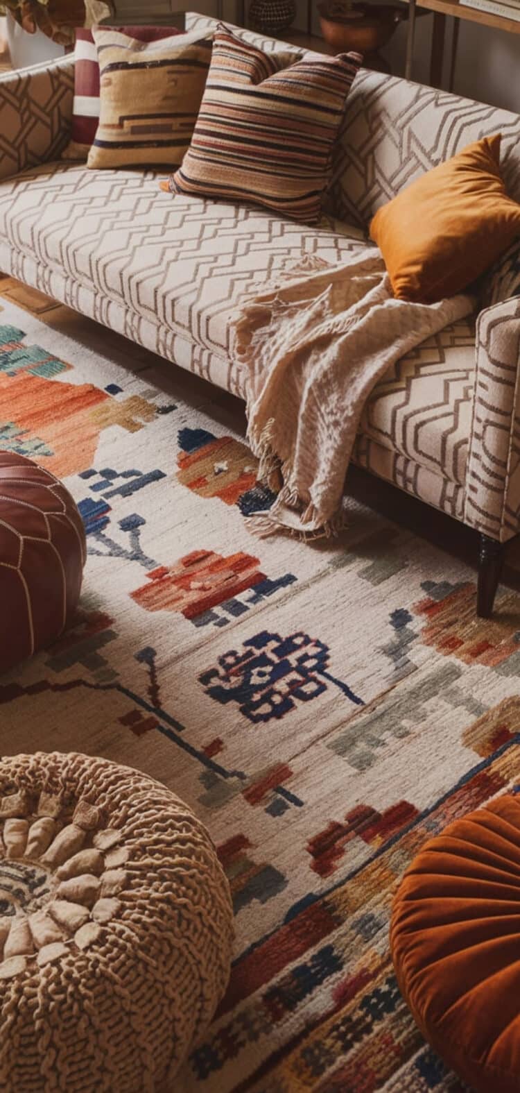 18 Chic & Cozy Boho Living Room Ideas for 2025 - The Mega Mom