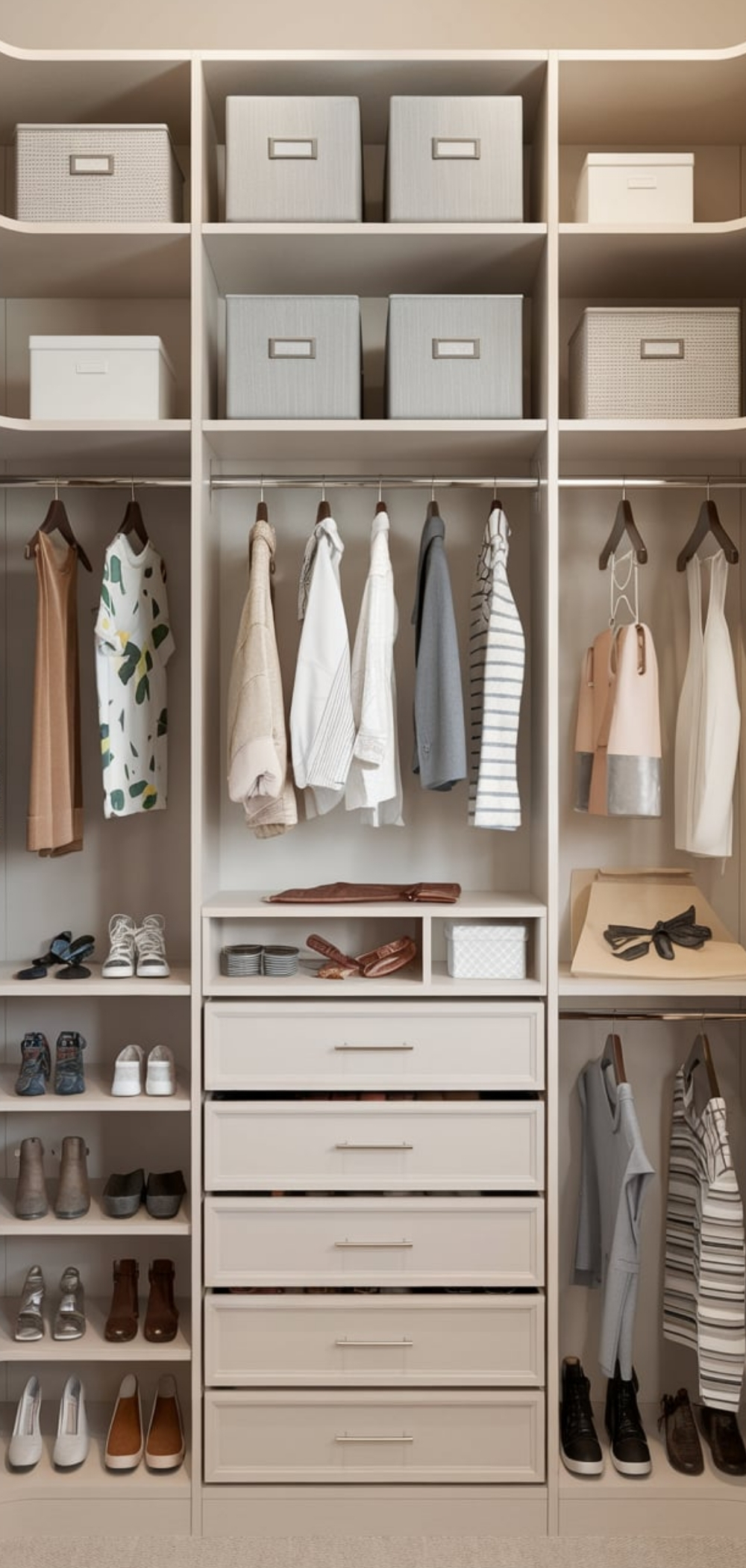 Master Closet Design Layout