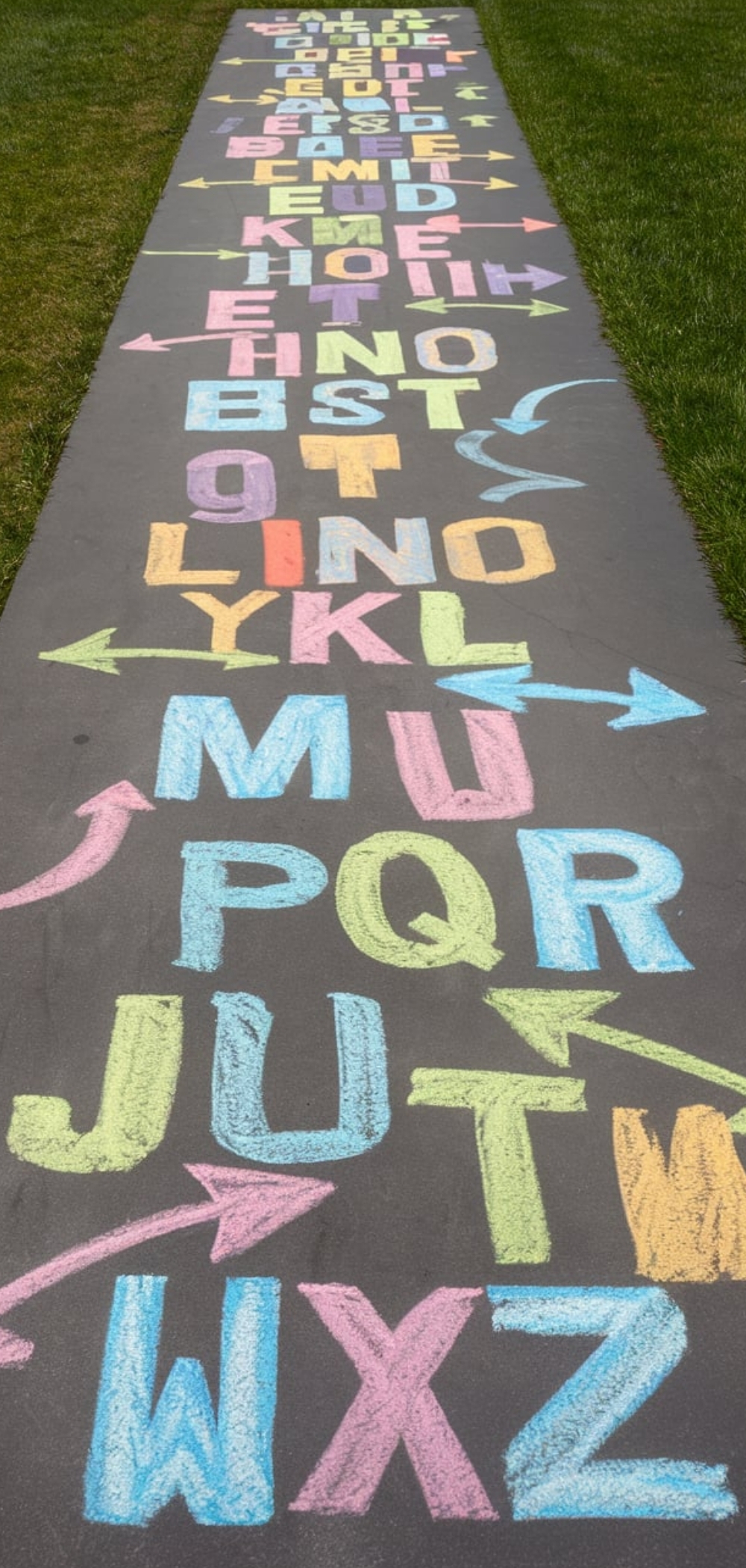 Chalk Obstacle Course