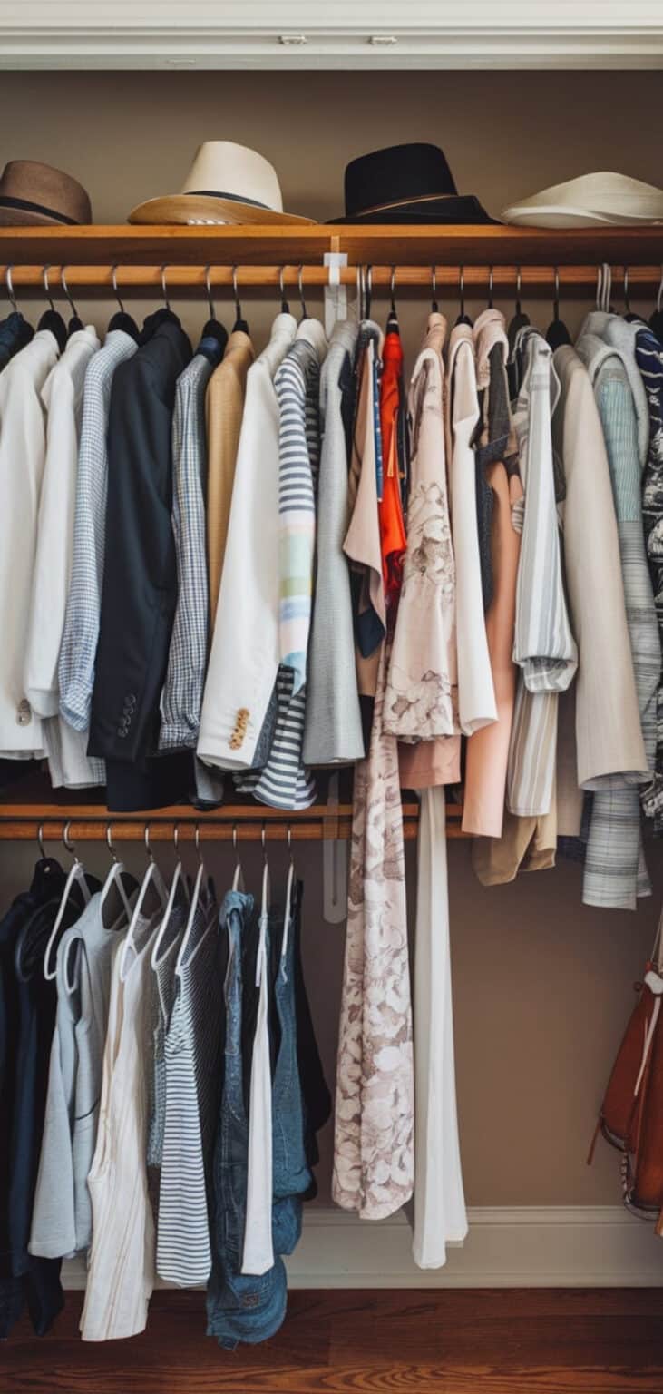Image showcasing 13 Innovative Walking Closet Organization Ideas - The Mega Mom
