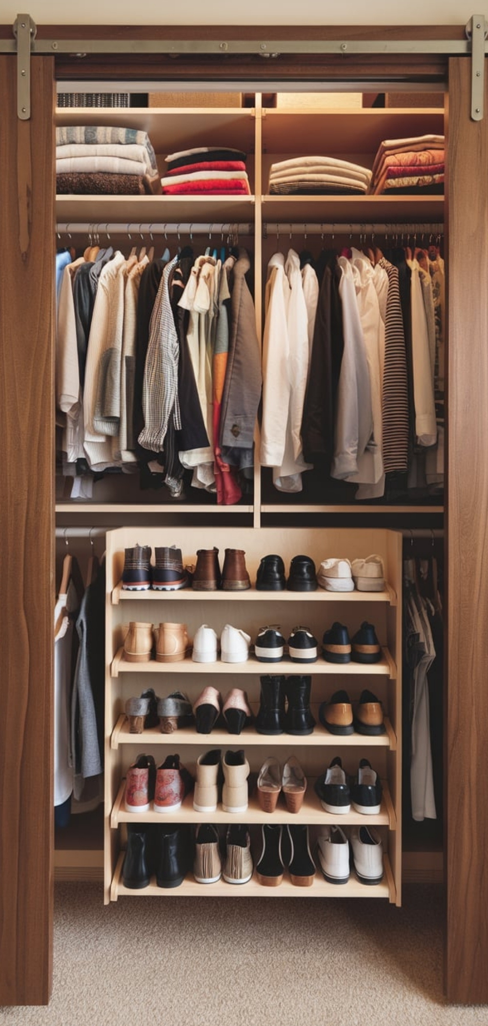 Clothing Shelf Organization