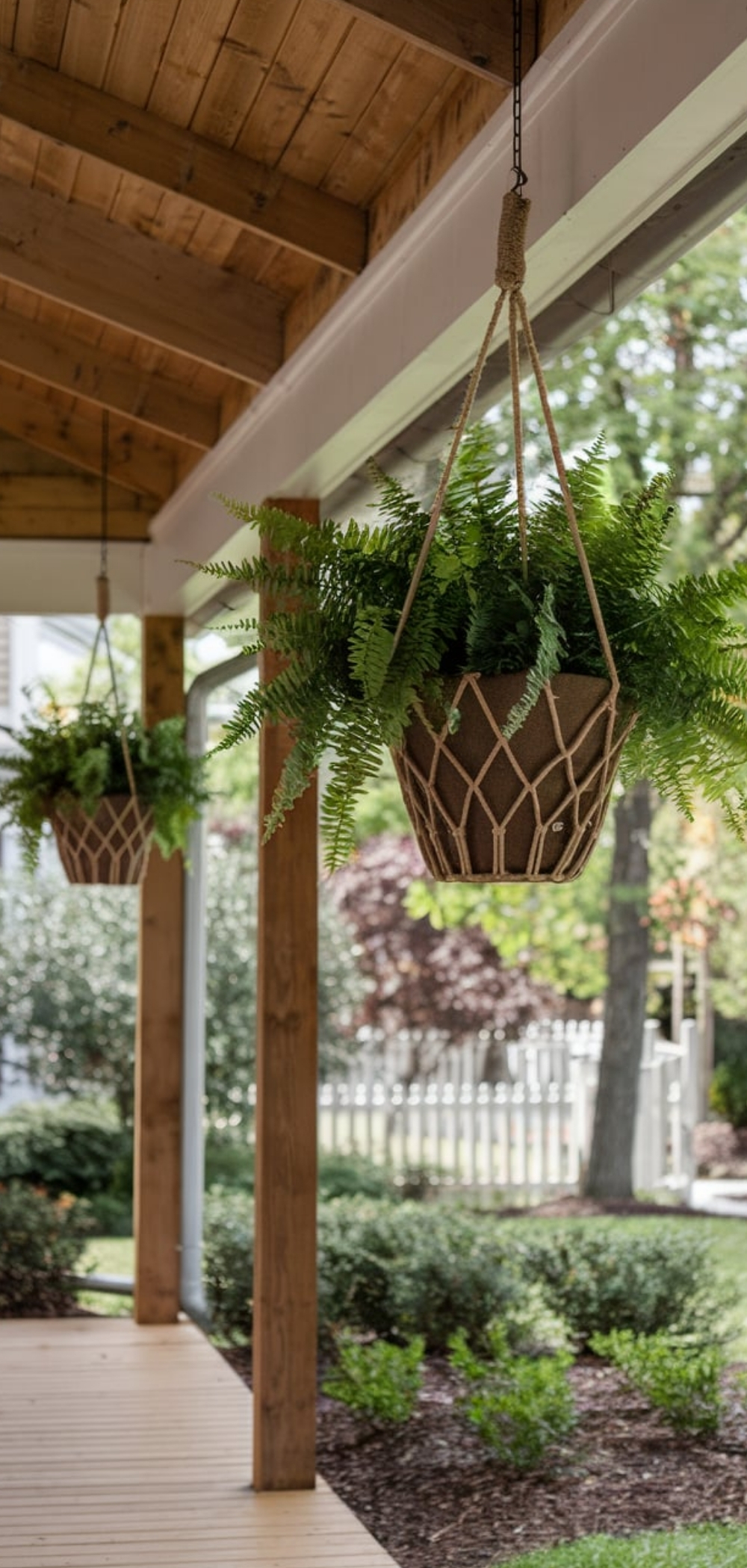 Fern On Front Porch