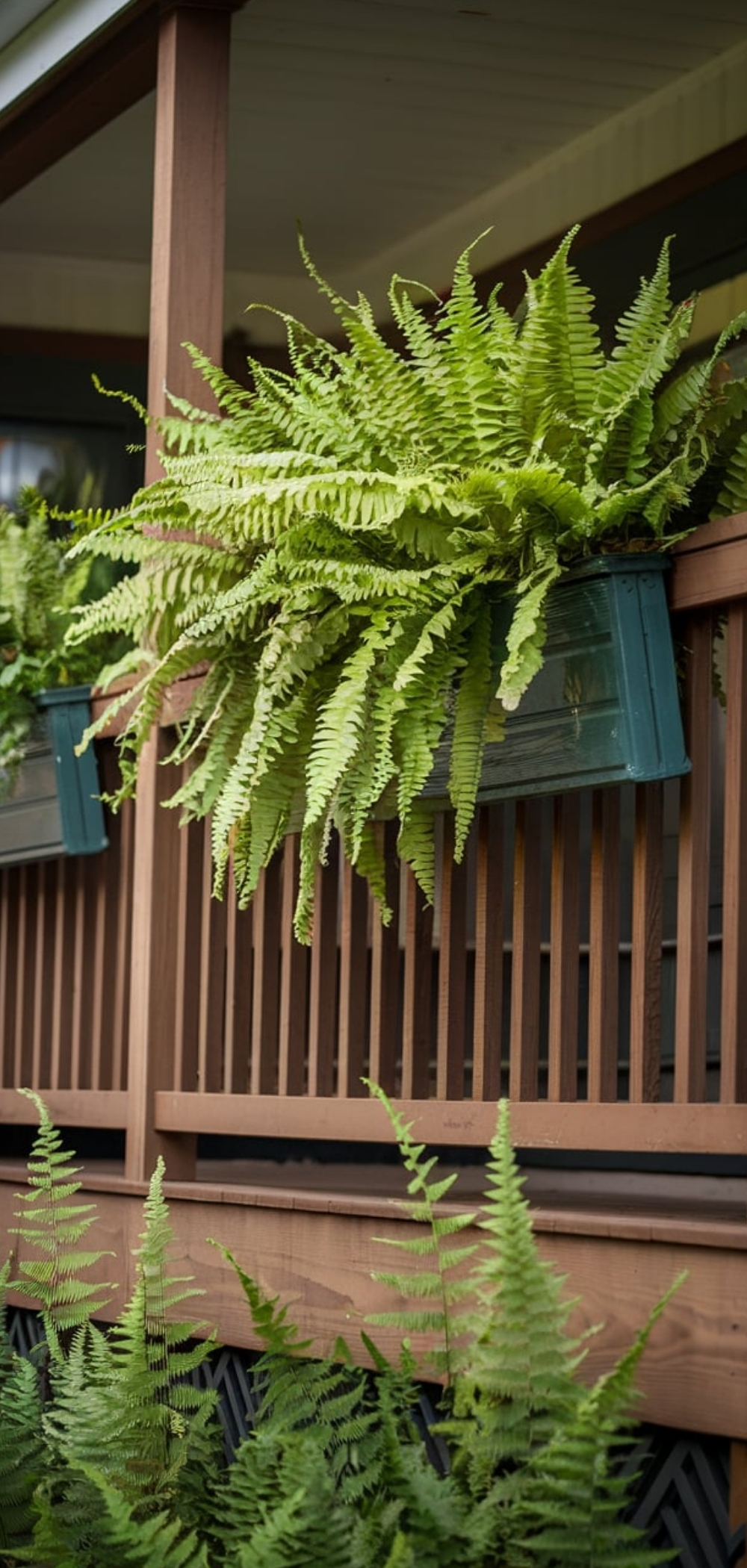 Fern On Front Porch