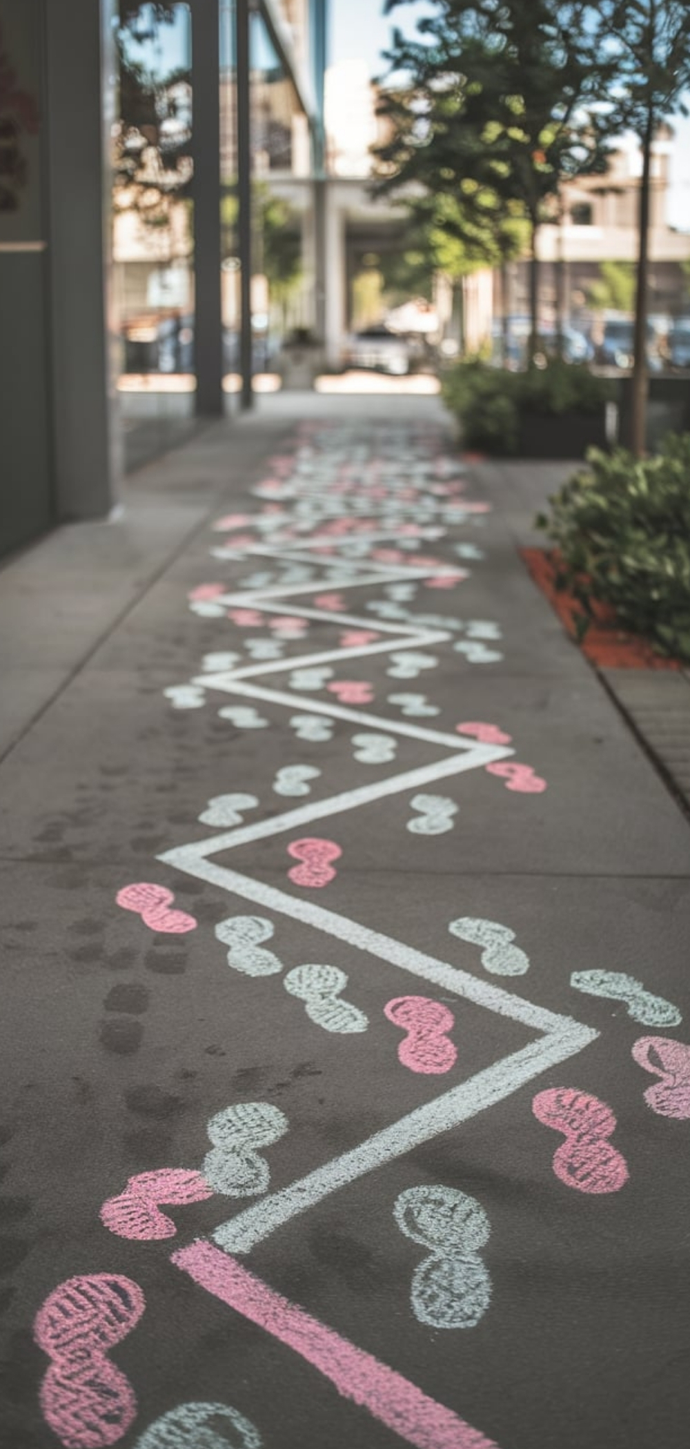 Chalk Obstacle Course