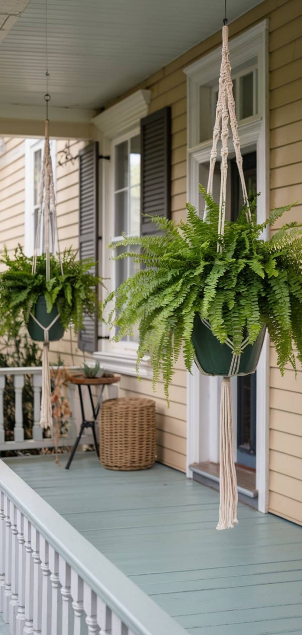 Fern On Front Porch