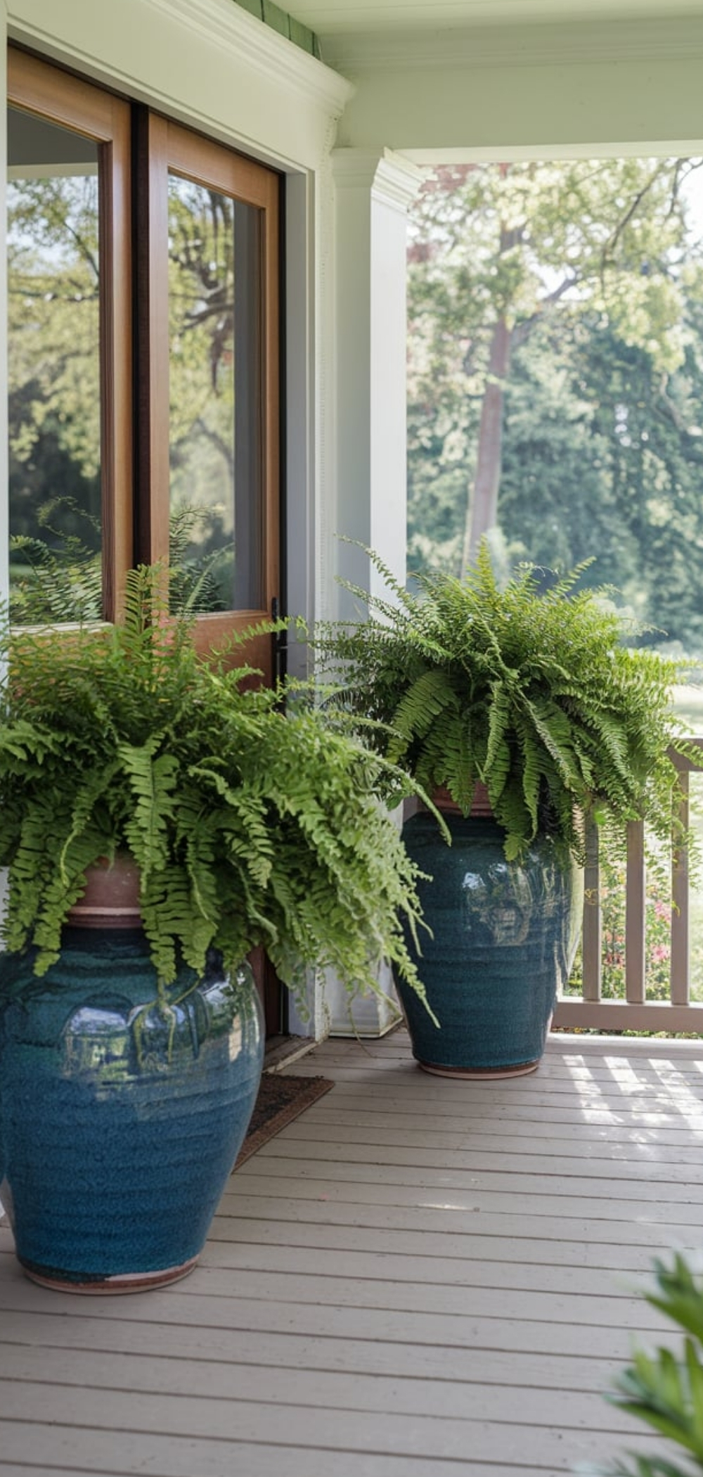 Fern On Front Porch