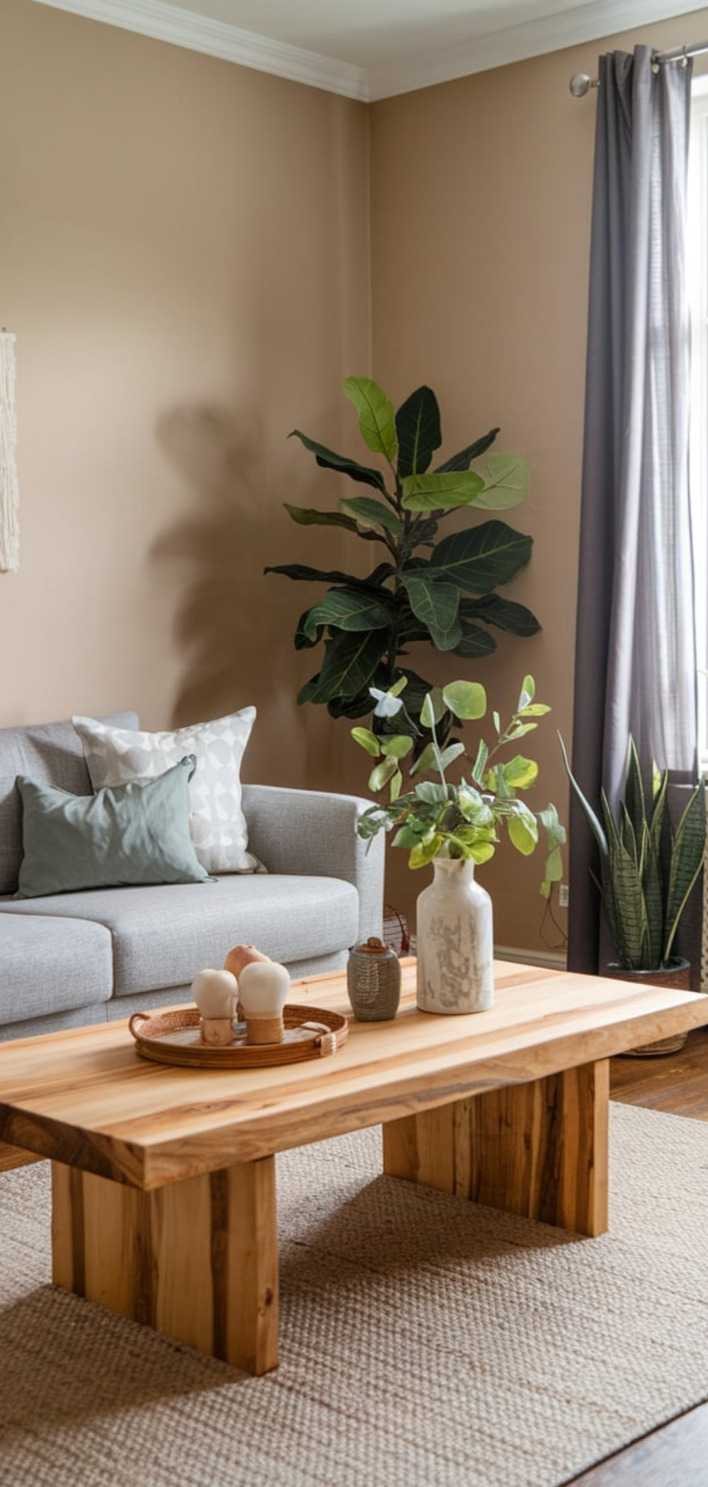 Earthy Spring Living Room Decor Ideas