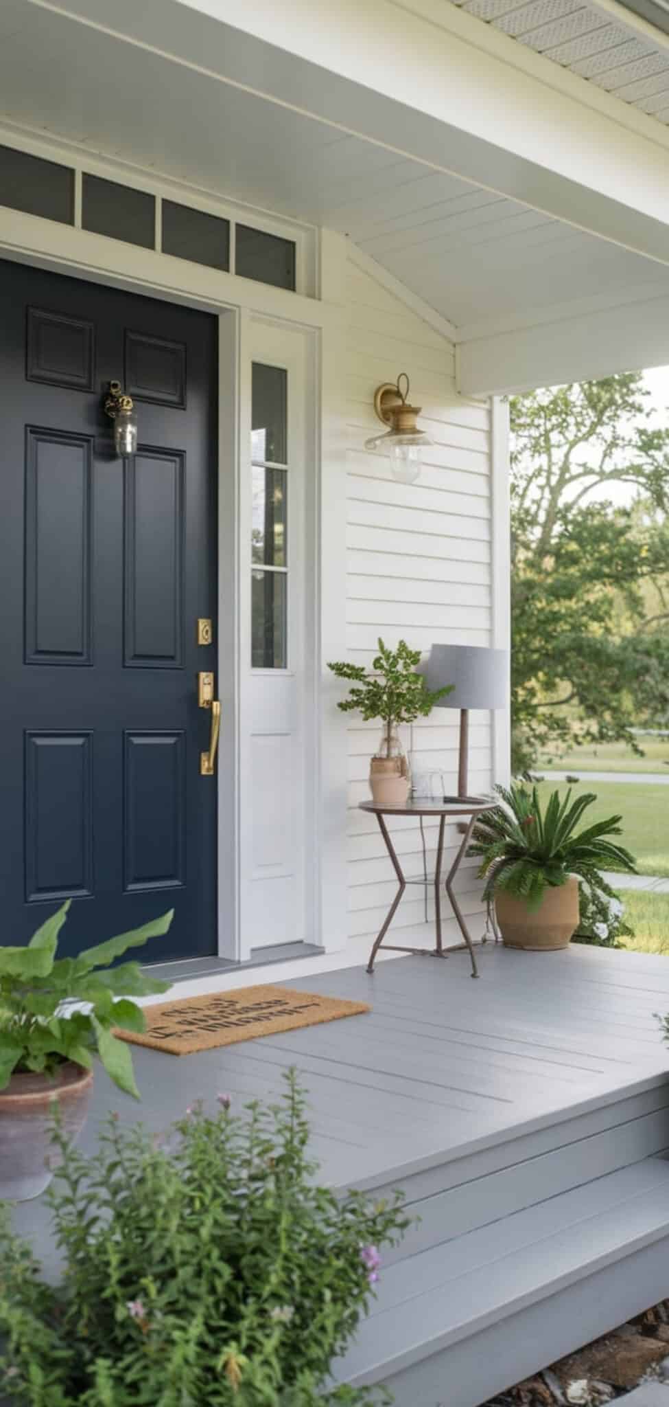 19 Awesome Modern Small Front Porch Ideas - The Mega Mom