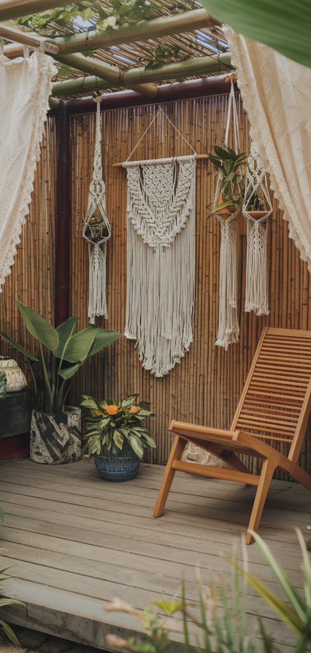 Tropical Bohemian Patio