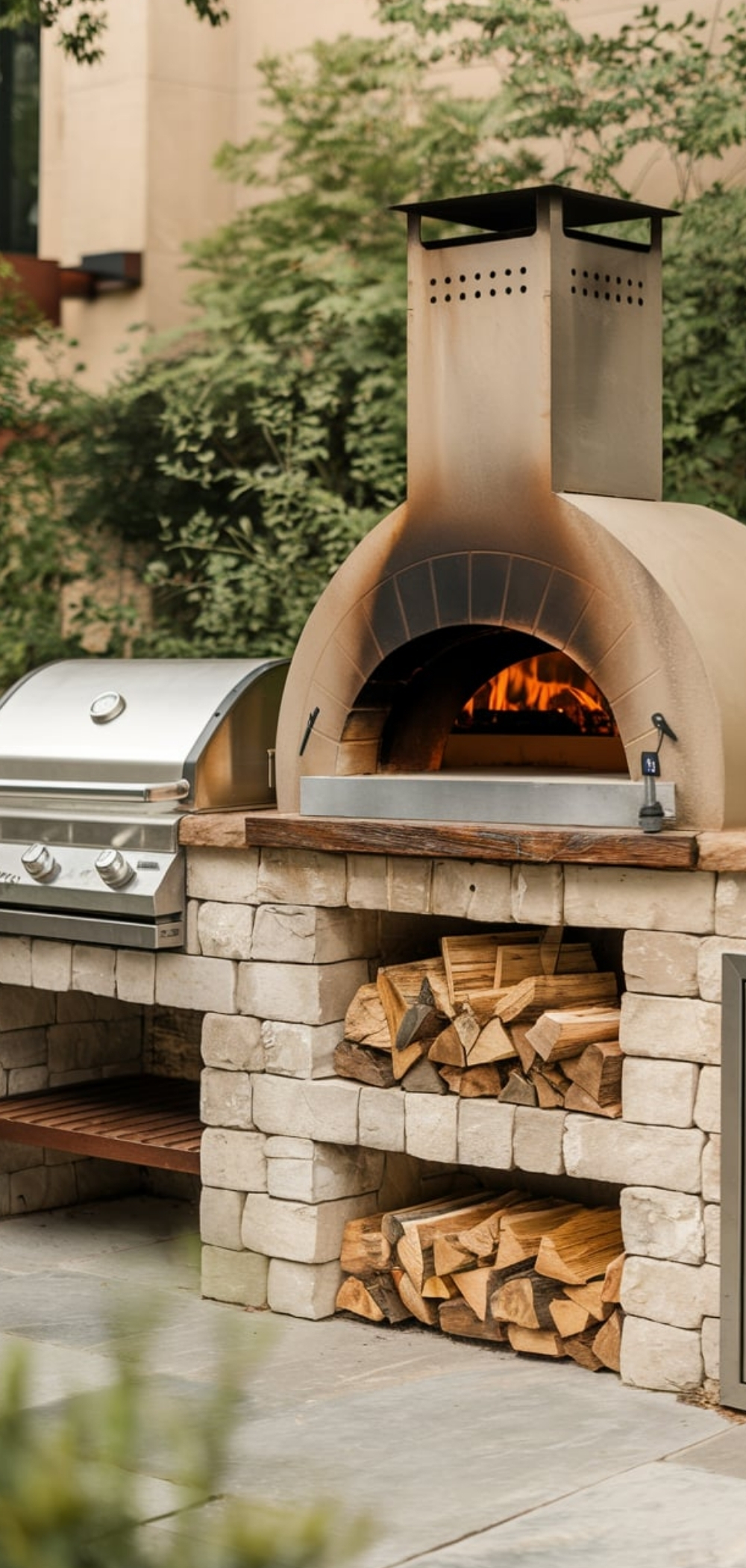 Outdoor BBQ Kitchen