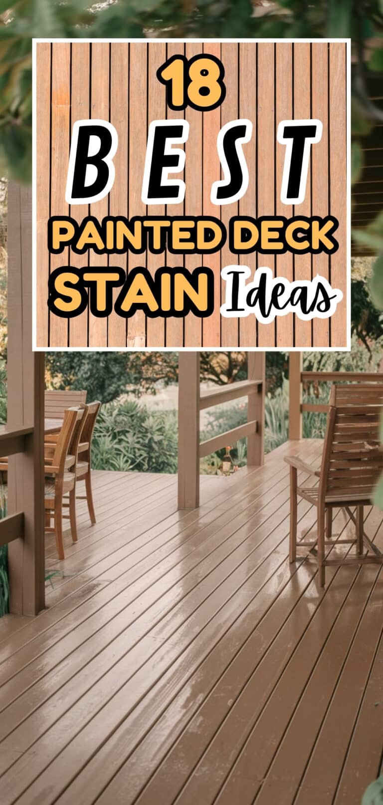 18 Best Painted Deck Stain Ideas - The Mega Mom
