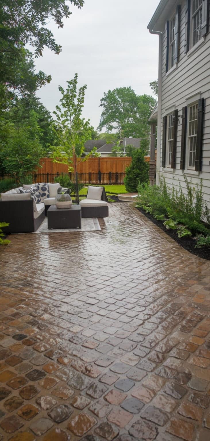 16+ Beautiful Stamped Concrete Patio Ideas - The Mega Mom