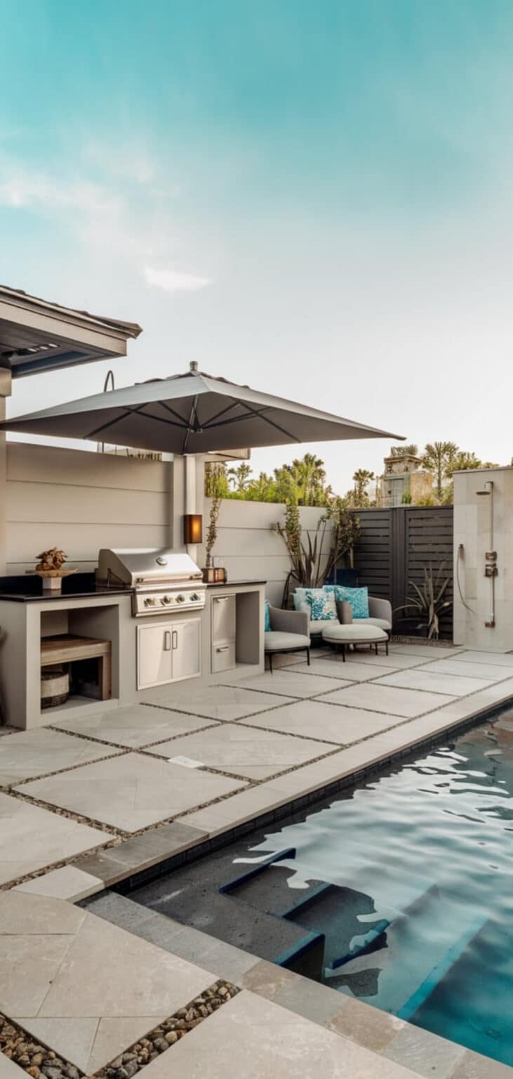 13+ Inspiring Outdoor BBQ Kitchen Ideas - The Mega Mom