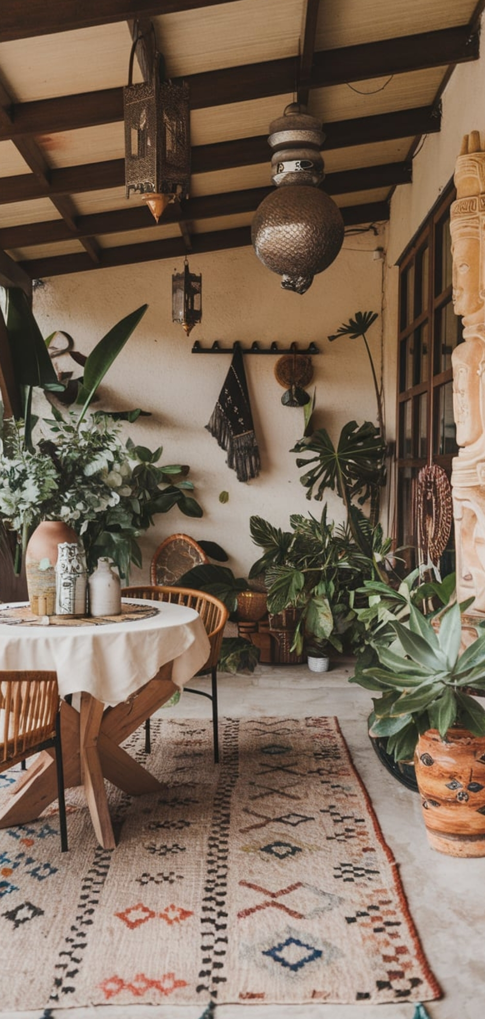 Tropical Bohemian Patio