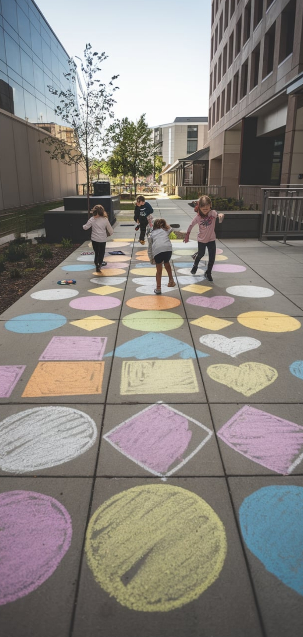 Chalk Obstacle Course