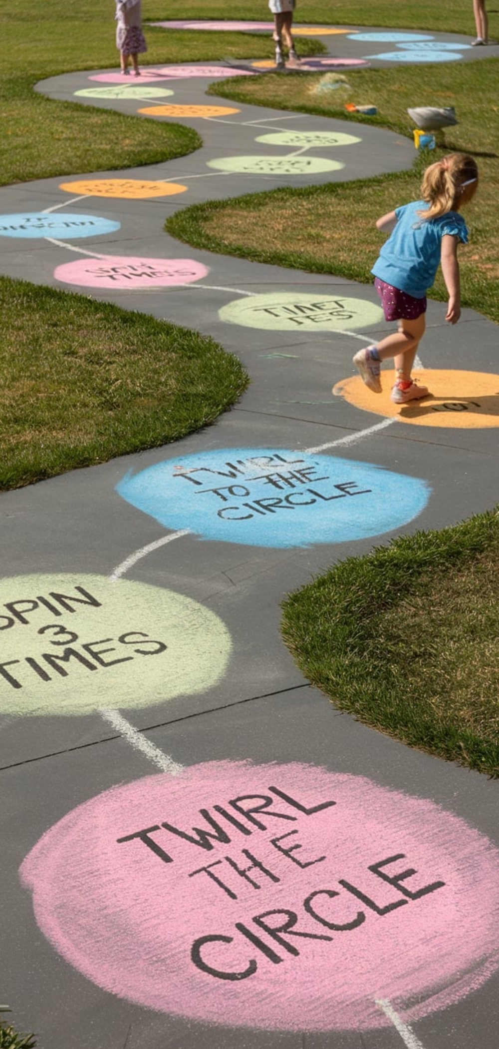 Chalk Obstacle Course