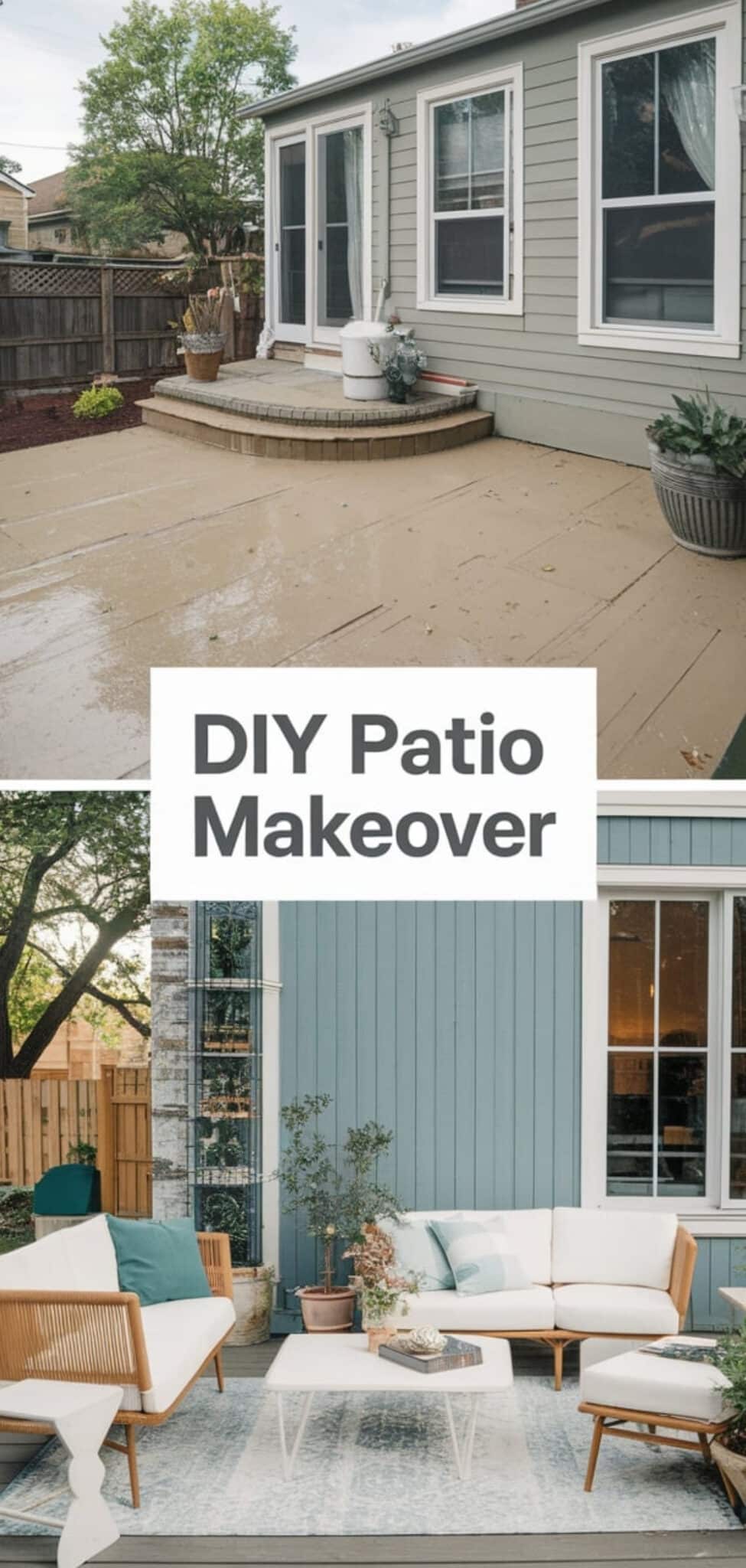 17 Cheap DIY Patio Makeover Ideas - The Mega Mom