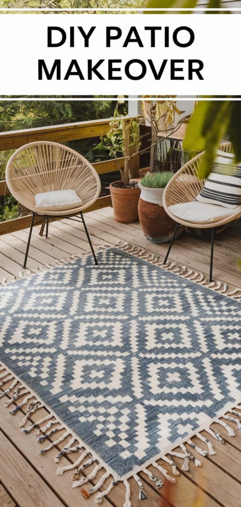 17 Cheap DIY Patio Makeover Ideas - The Mega Mom
