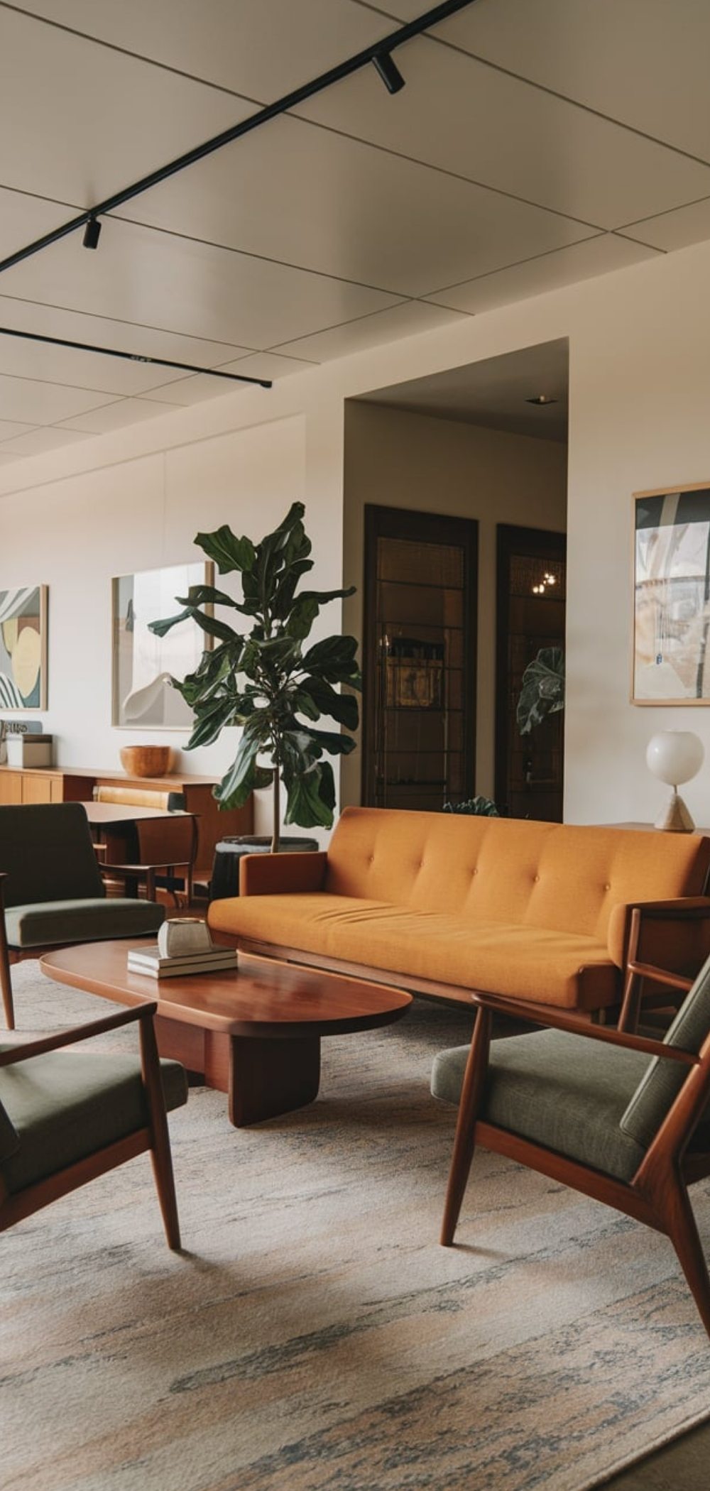 Midcentury Modern Living Room