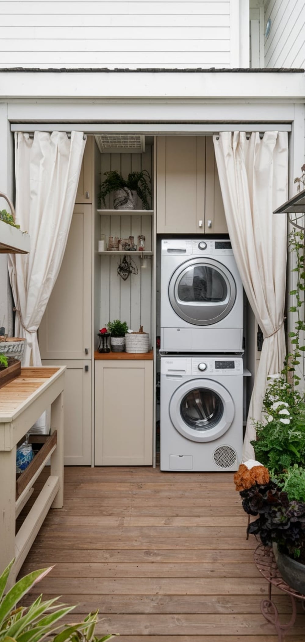 Outdoor Laundry Room