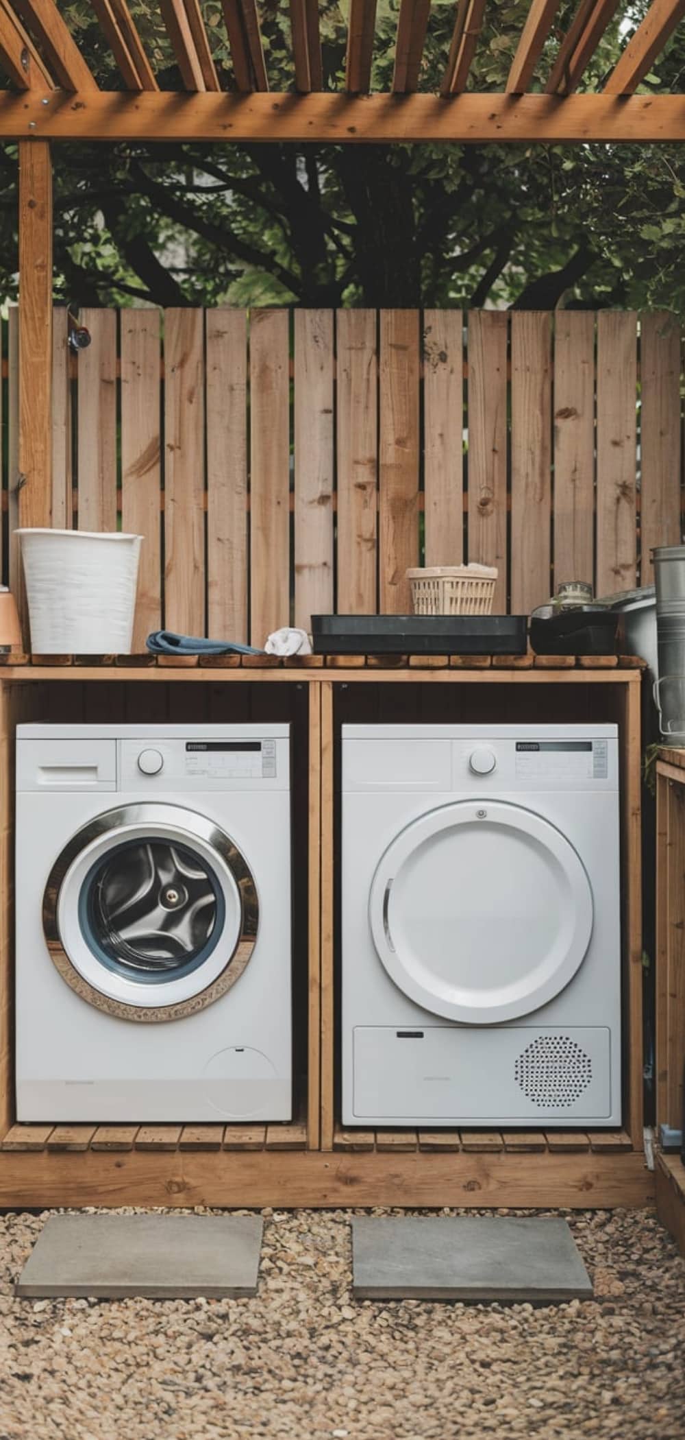 Outdoor Laundry Room