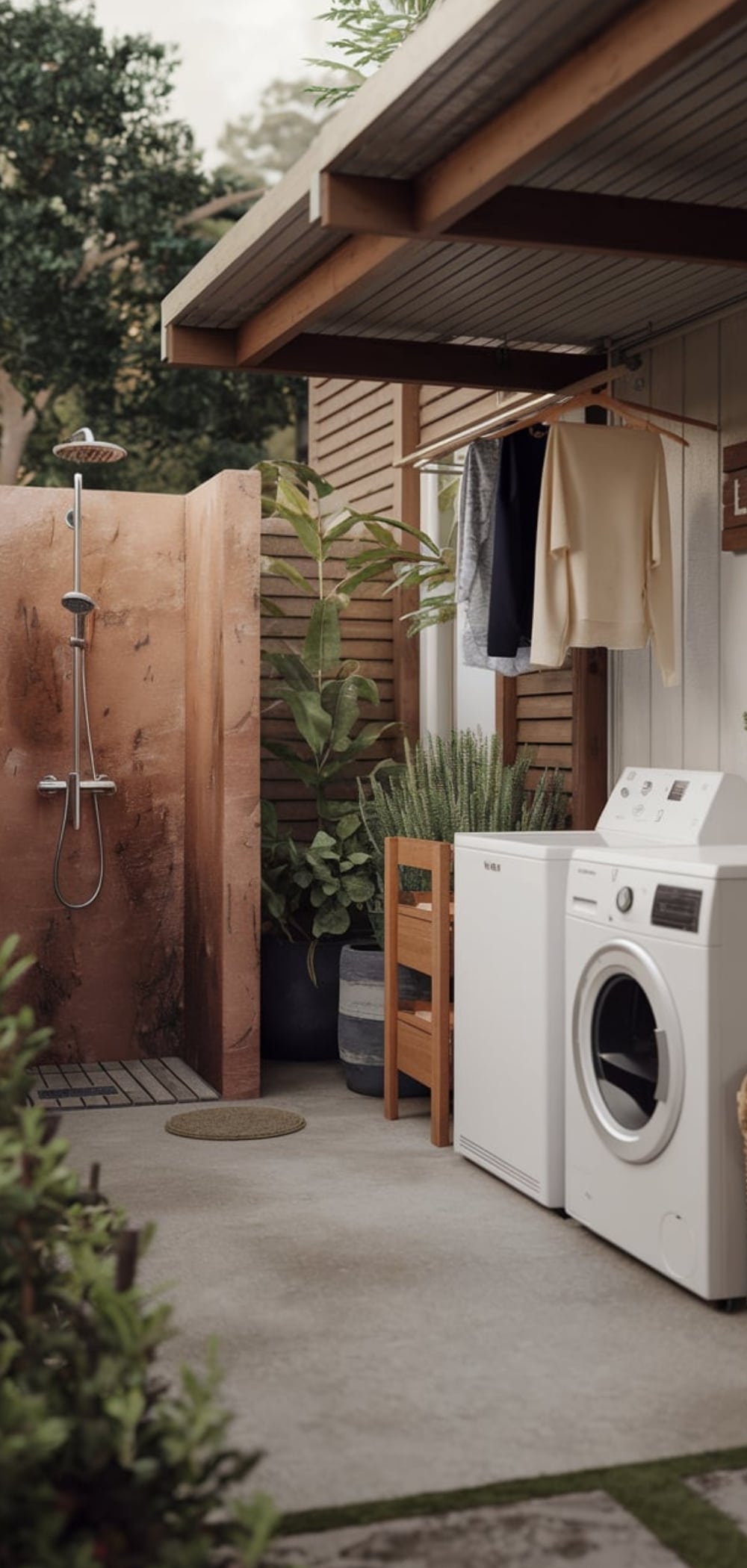 Outdoor Laundry Room