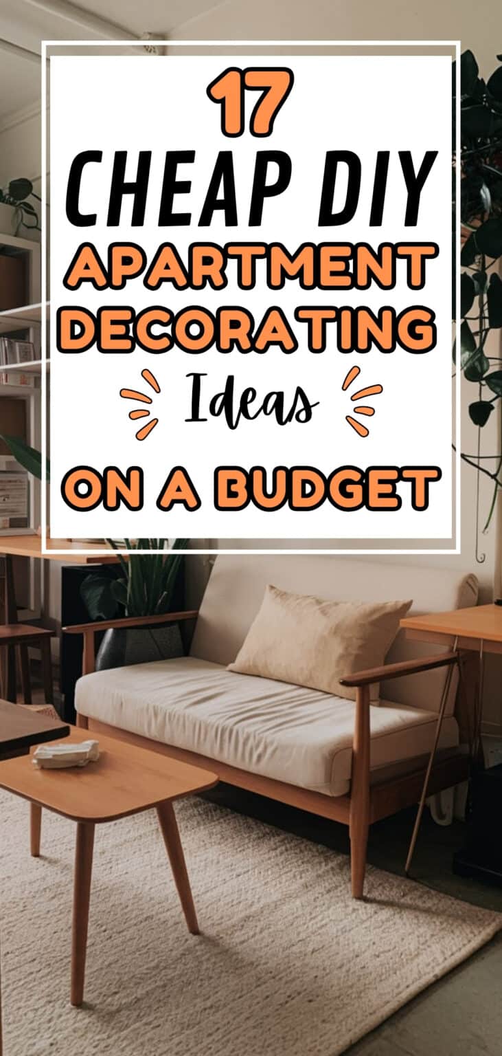Picture of 17 Cheap DIY Apartment Decorating Ideas on a Budget - The Mega Mom